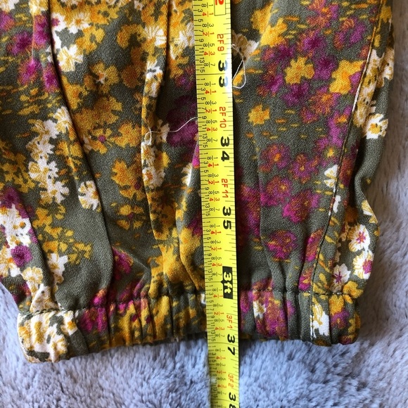 Anthropologie Claudette Floral Joggers - Picture 7 of 8